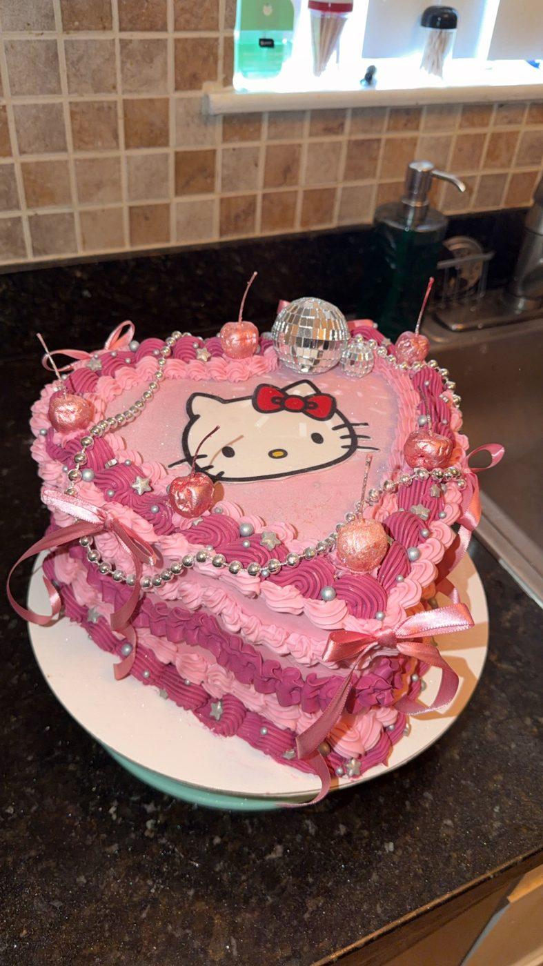 Hello Kitty Birthday Cake