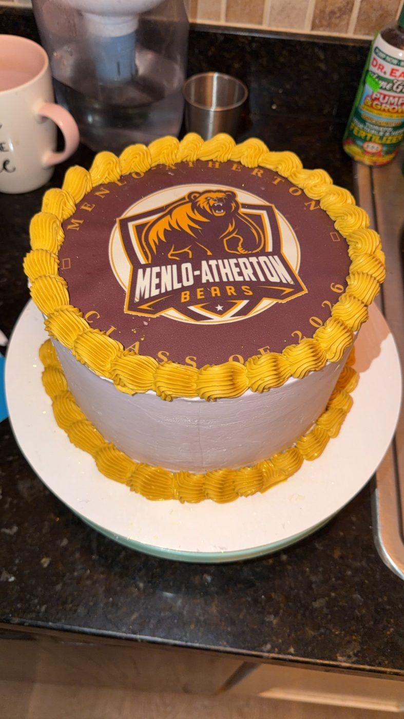 Menlo-Atherton Graduation Cake