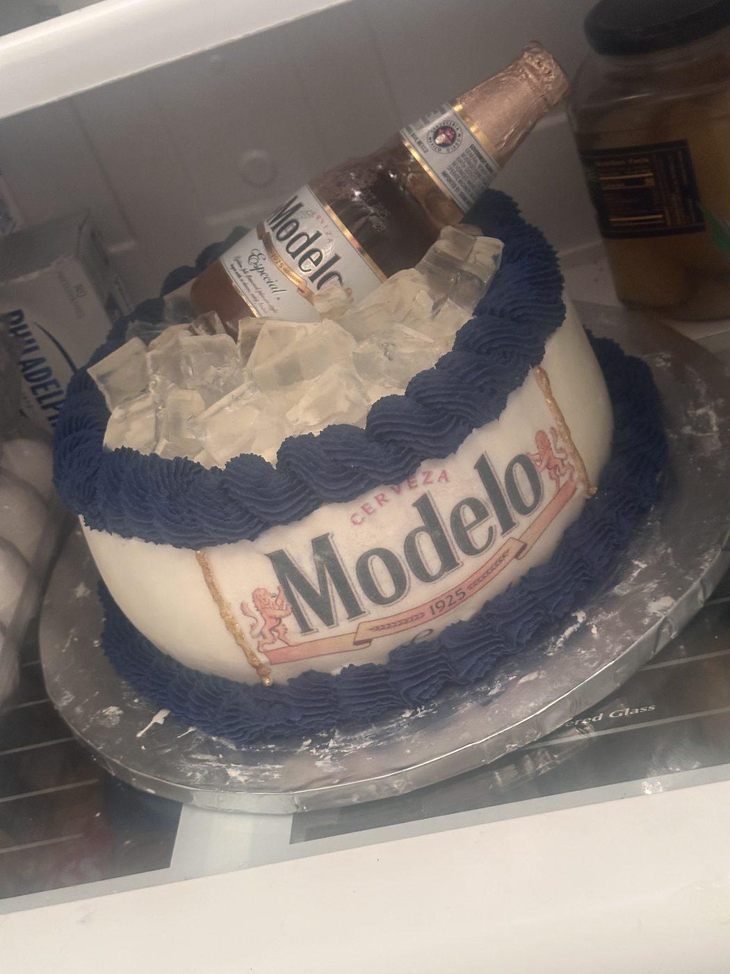 Modelo Beer Bottle Novelty Cake