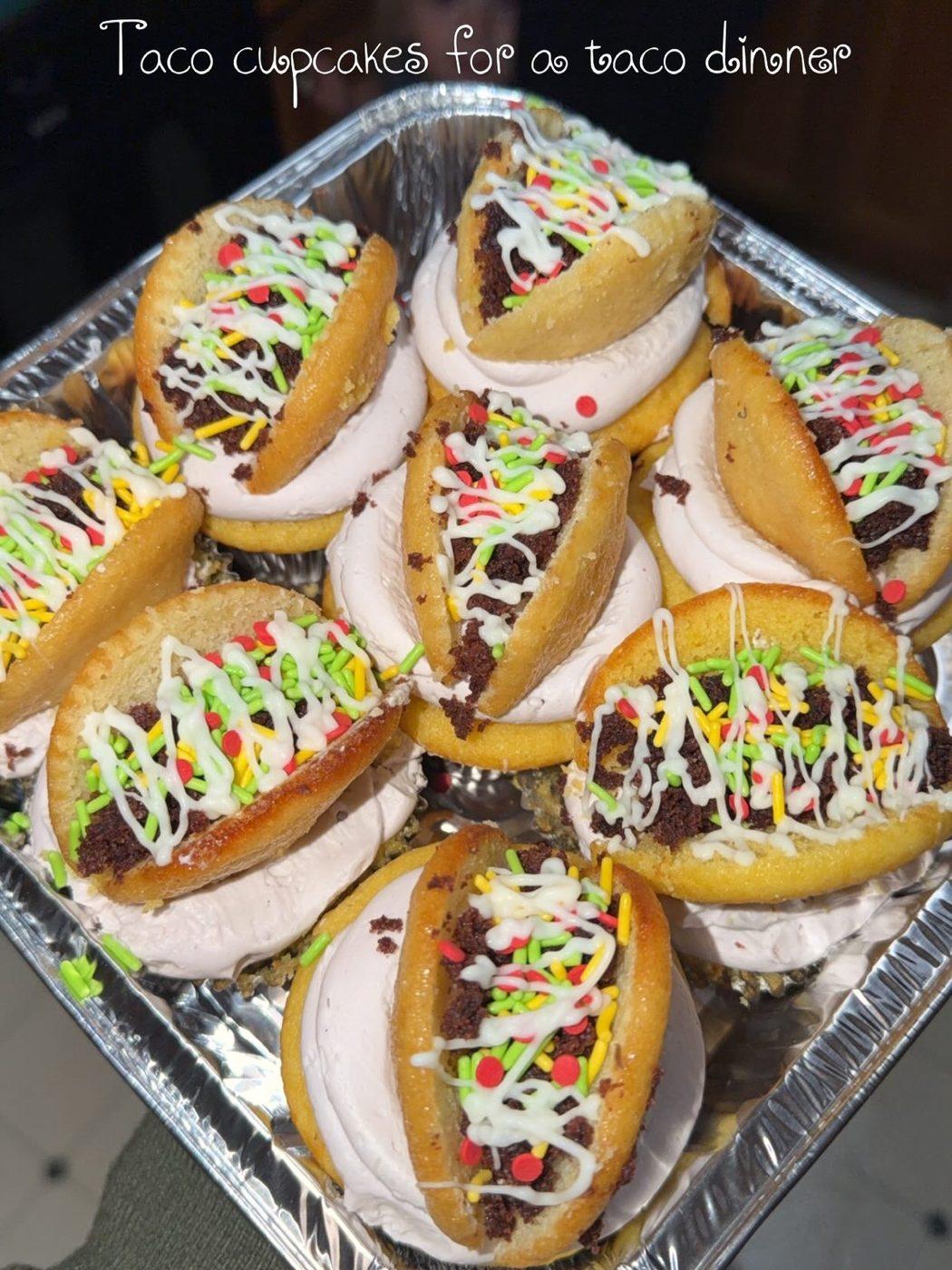 Taco Cupcake Tower